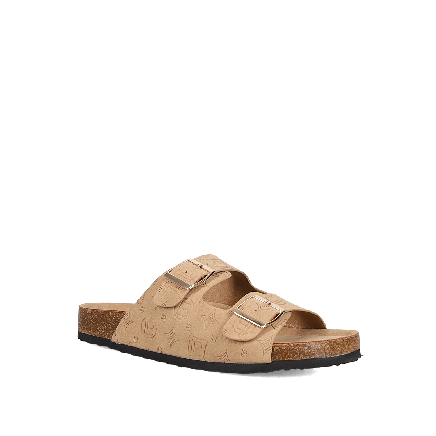 Μπεζ footbed σανδάλι