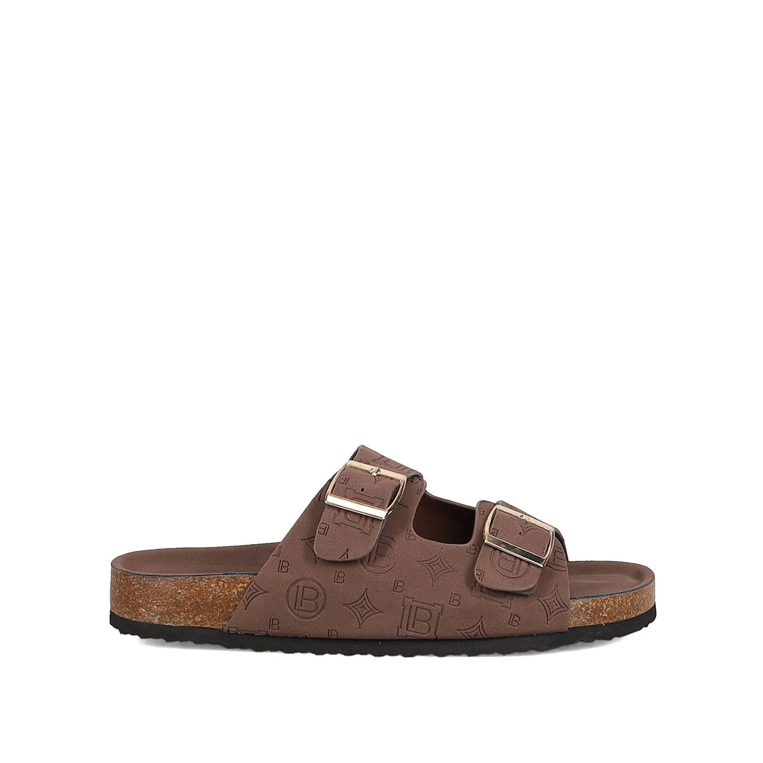 Καφέ footbed σανδάλι