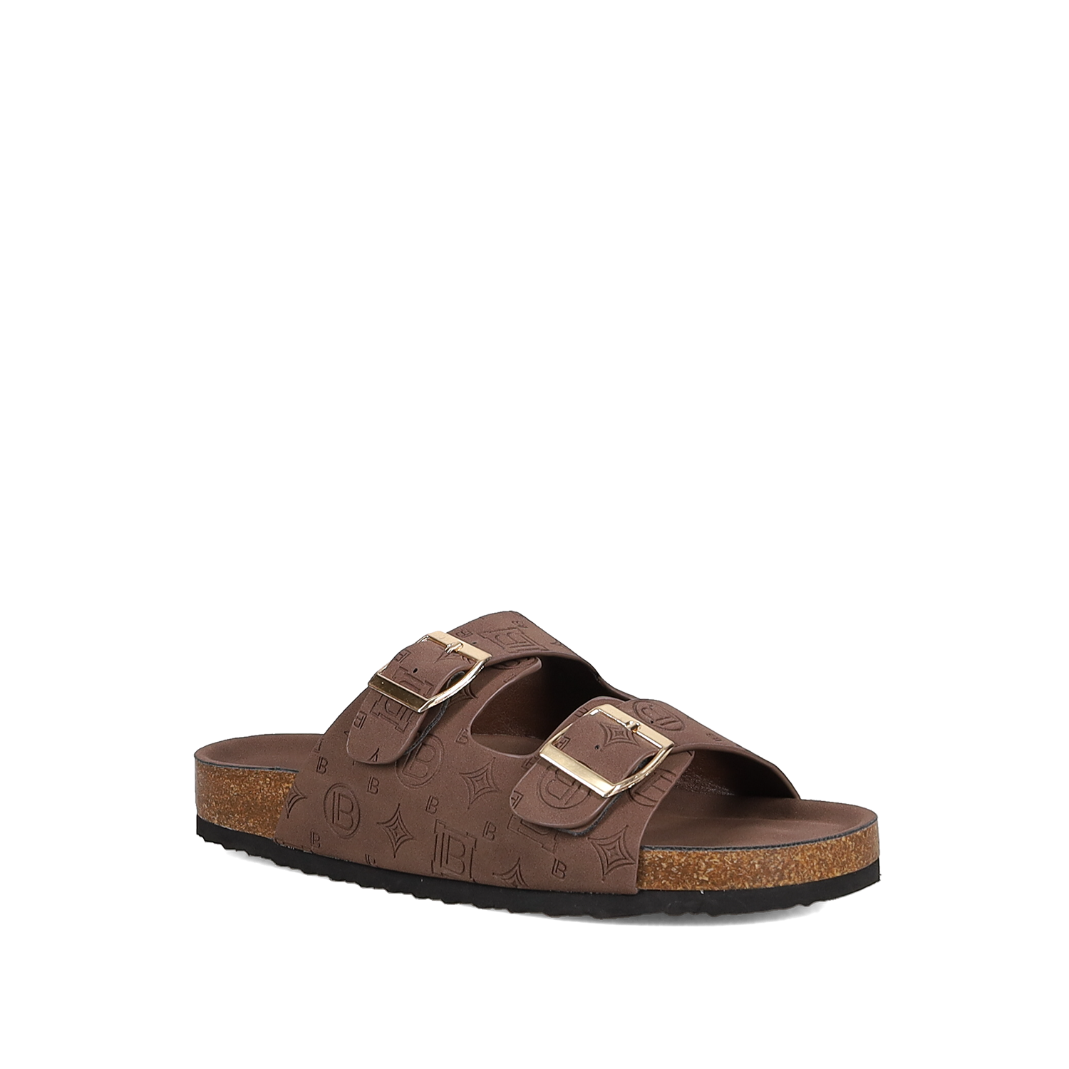 Καφέ footbed σανδάλι