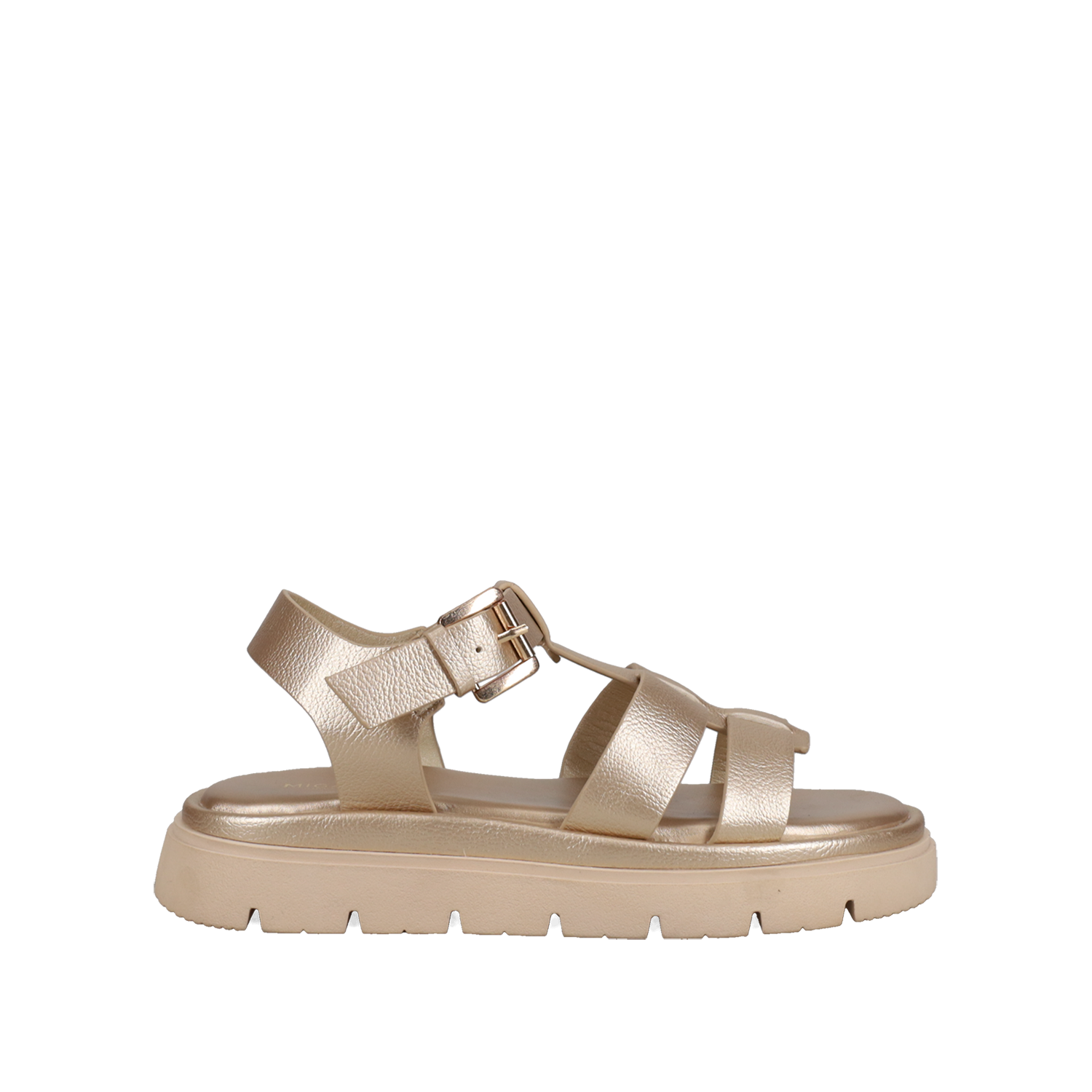 MIGATO Χρυσό footbed σανδάλι