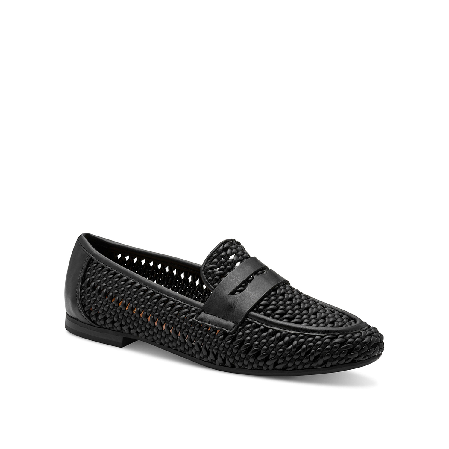 Μαύρο πλεκτό loafer