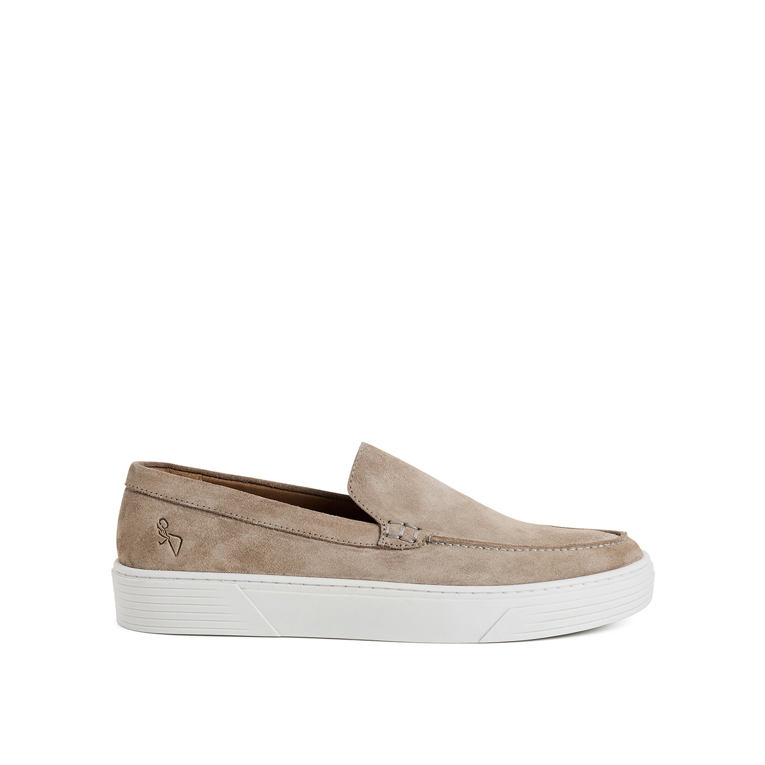 Μπεζ ανδρικό δερμάτινο loafer