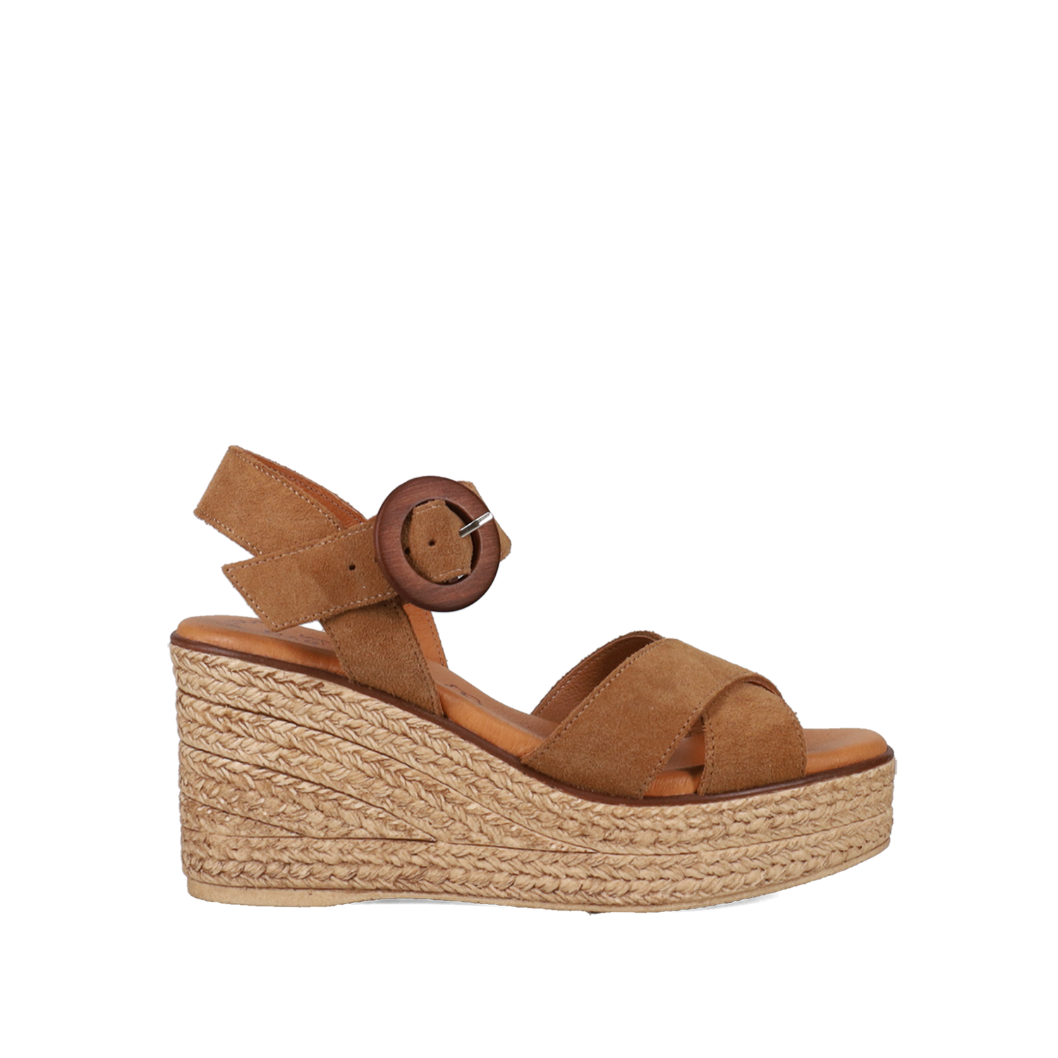 Καμηλό δερμάτινη πλατφόρμα