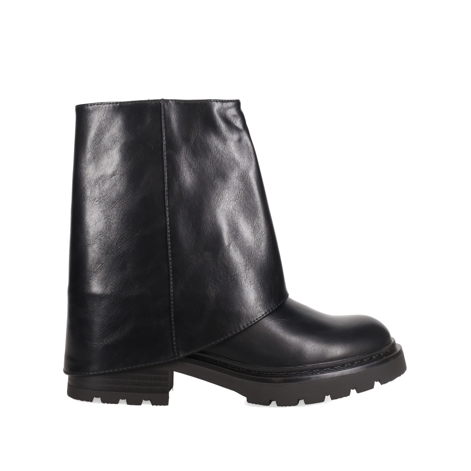 Μαύρο μποτάκι με γκέτα