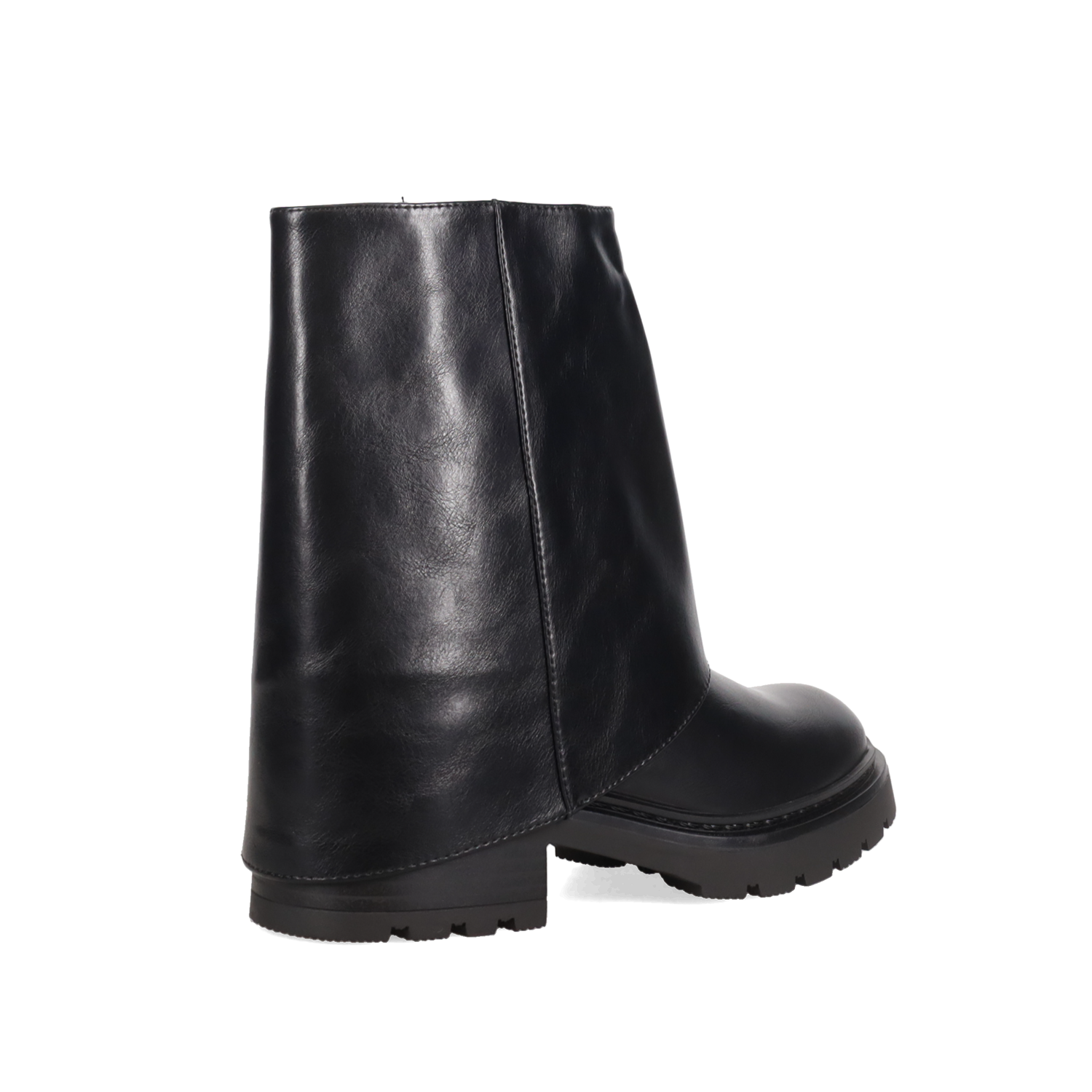 Μαύρο μποτάκι με γκέτα φωτογραφία