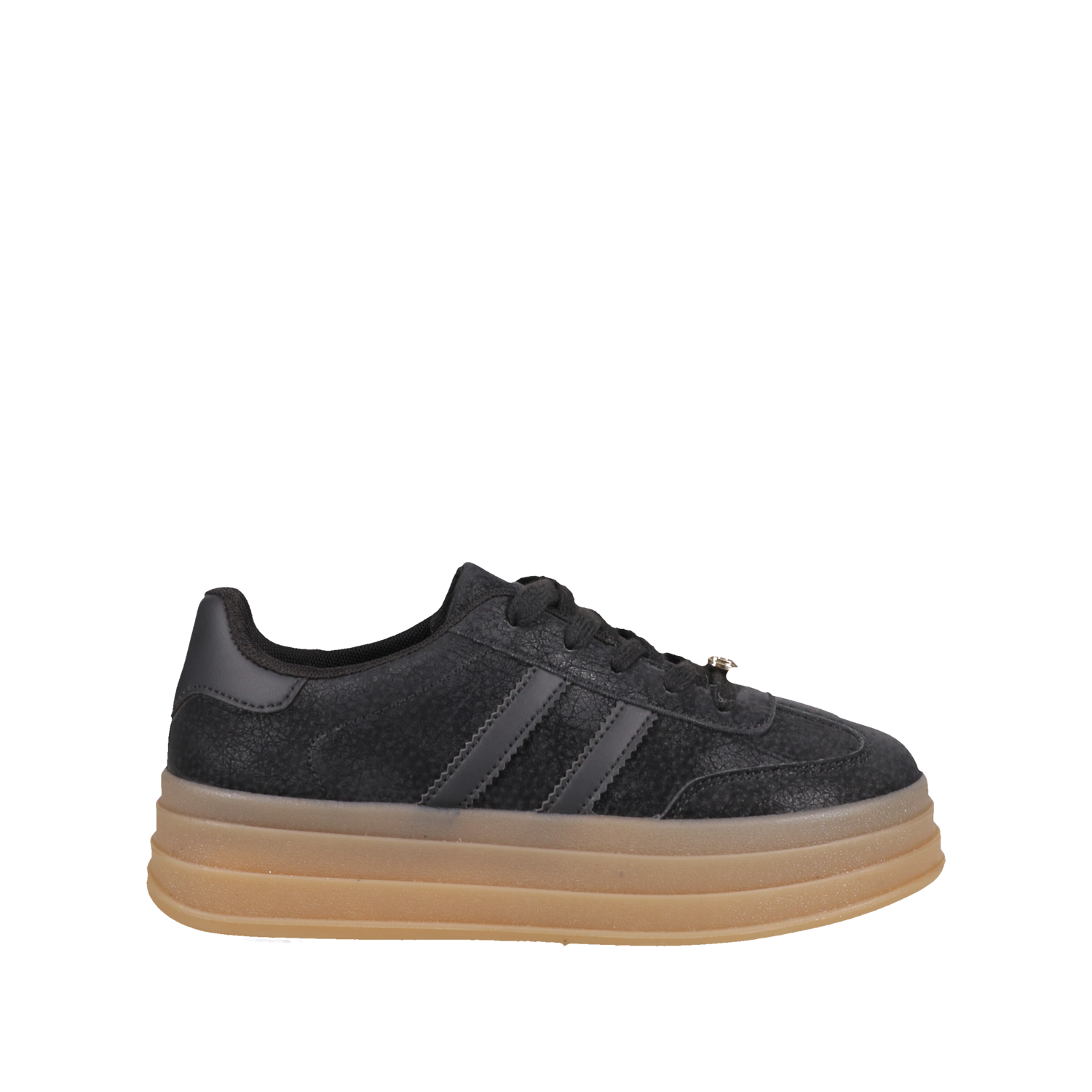 Μαύρο δίπατο sneaker