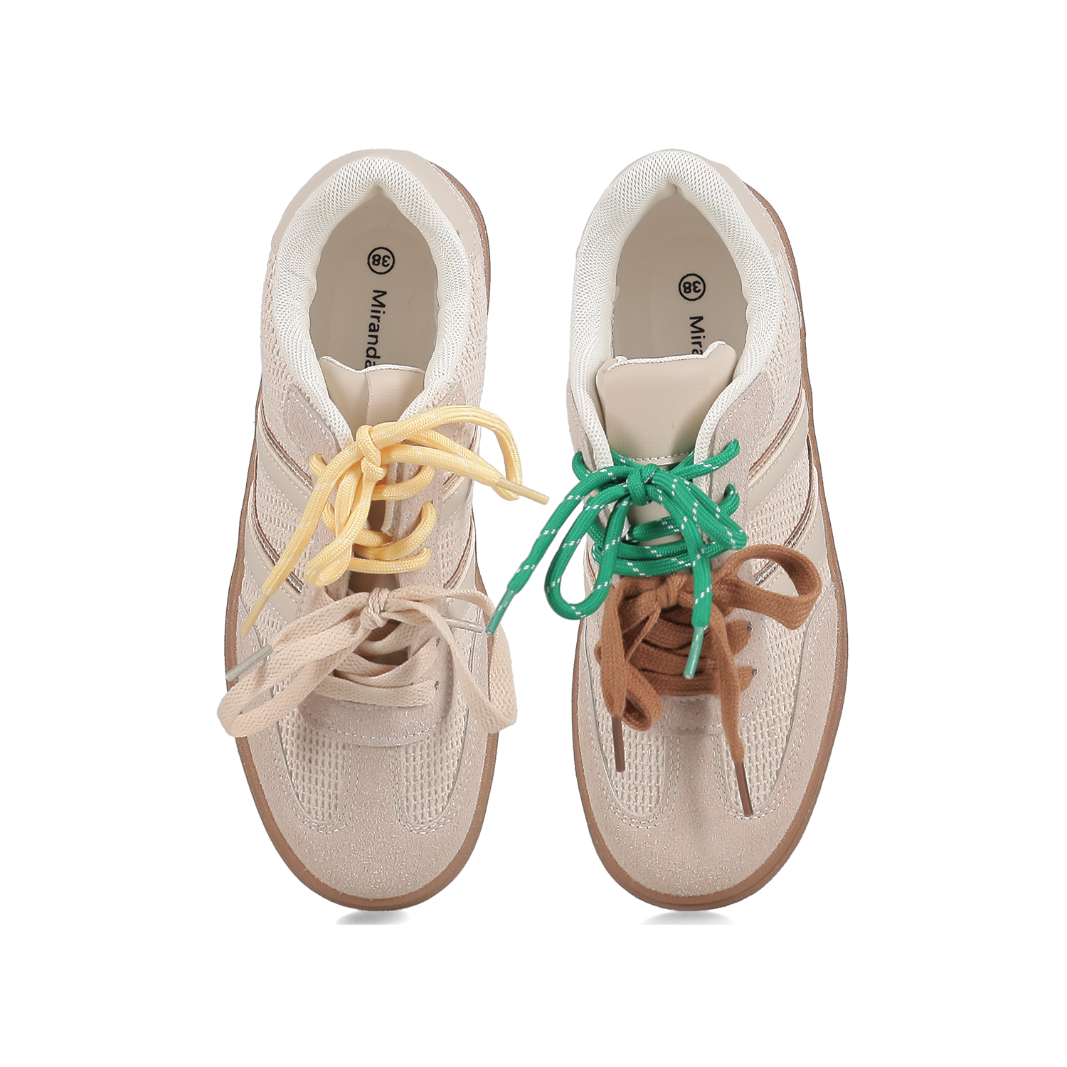 Μπεζ sneaker φωτογραφία