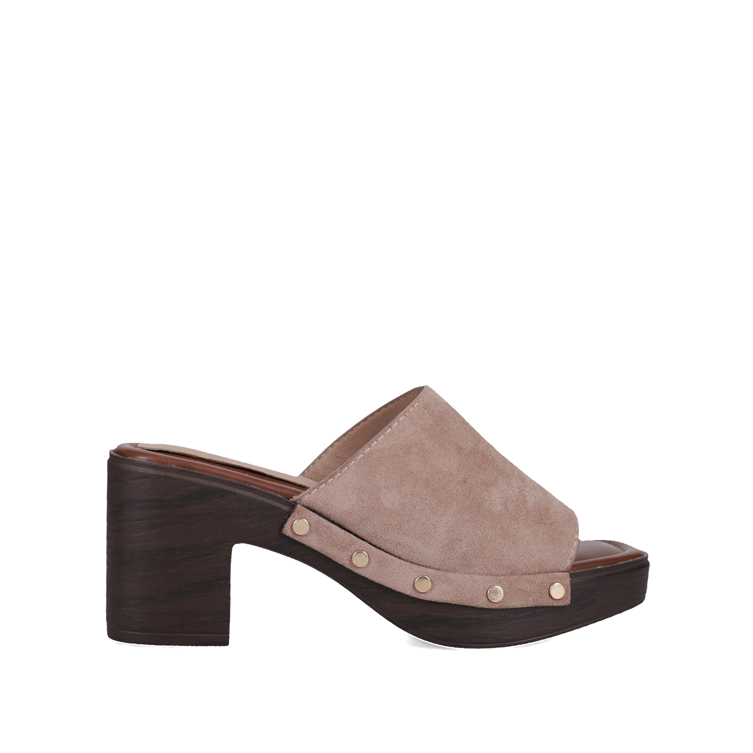 Taupe mule τσόκαρο