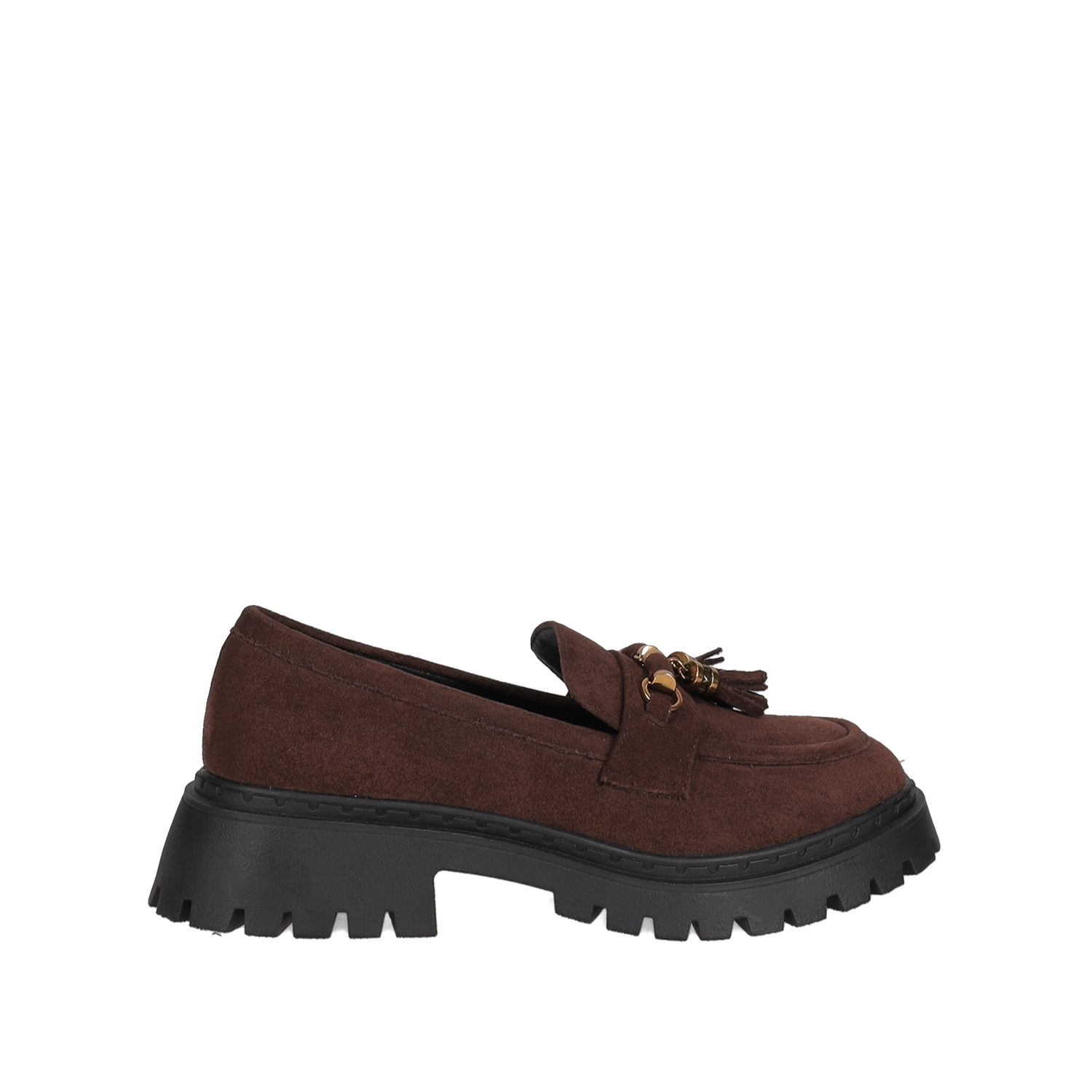 Καφέ chunky loafer
