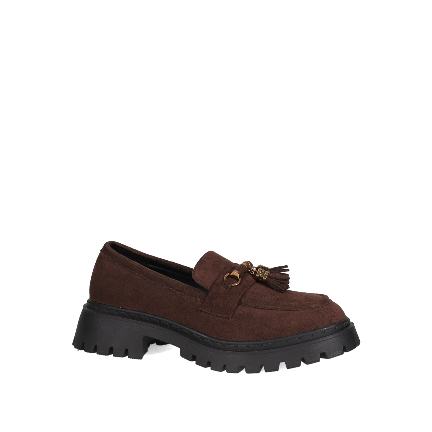 Καφέ chunky loafer