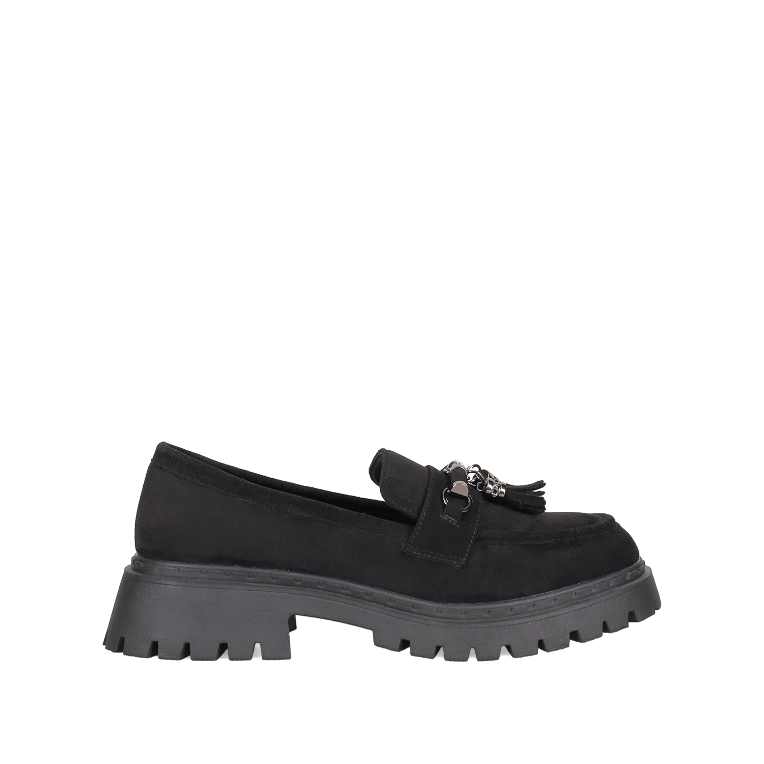 Μαύρο chunky loafer