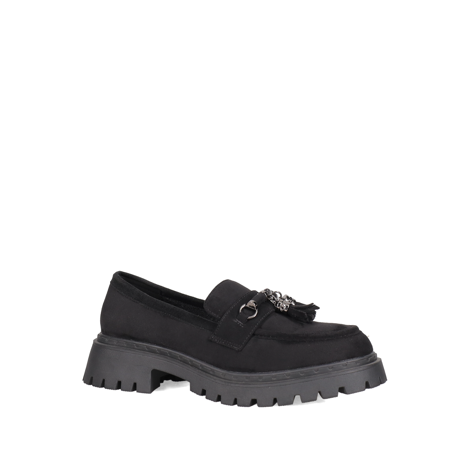 Μαύρο chunky loafer