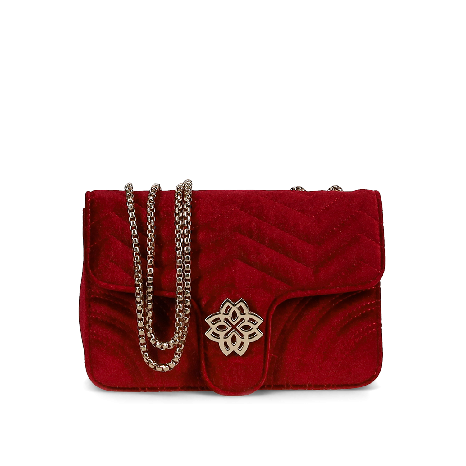 Μπορντώ τσάντα ώμου