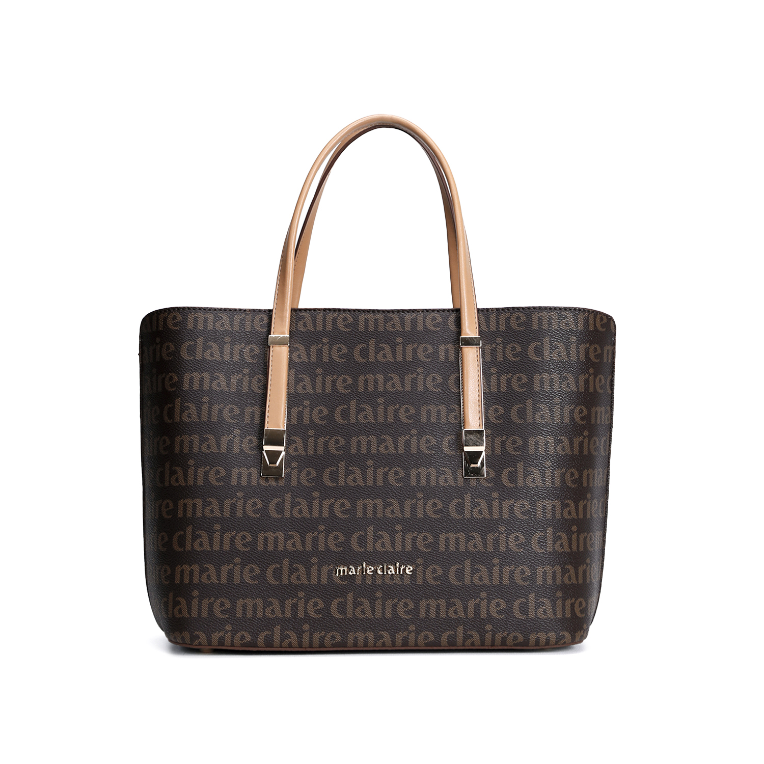 MARIE CLAIRE Καφέ τσάντα ώμου