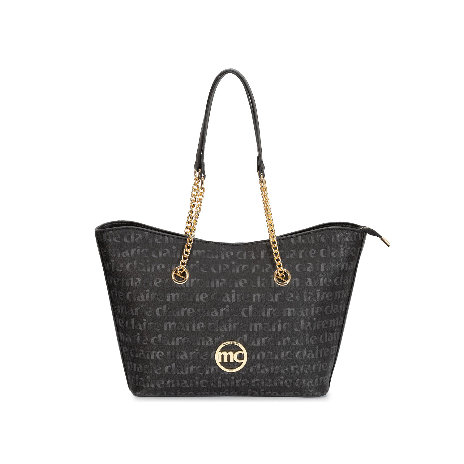 MARIE CLAIRE Μαύρη τσάντα ώμου