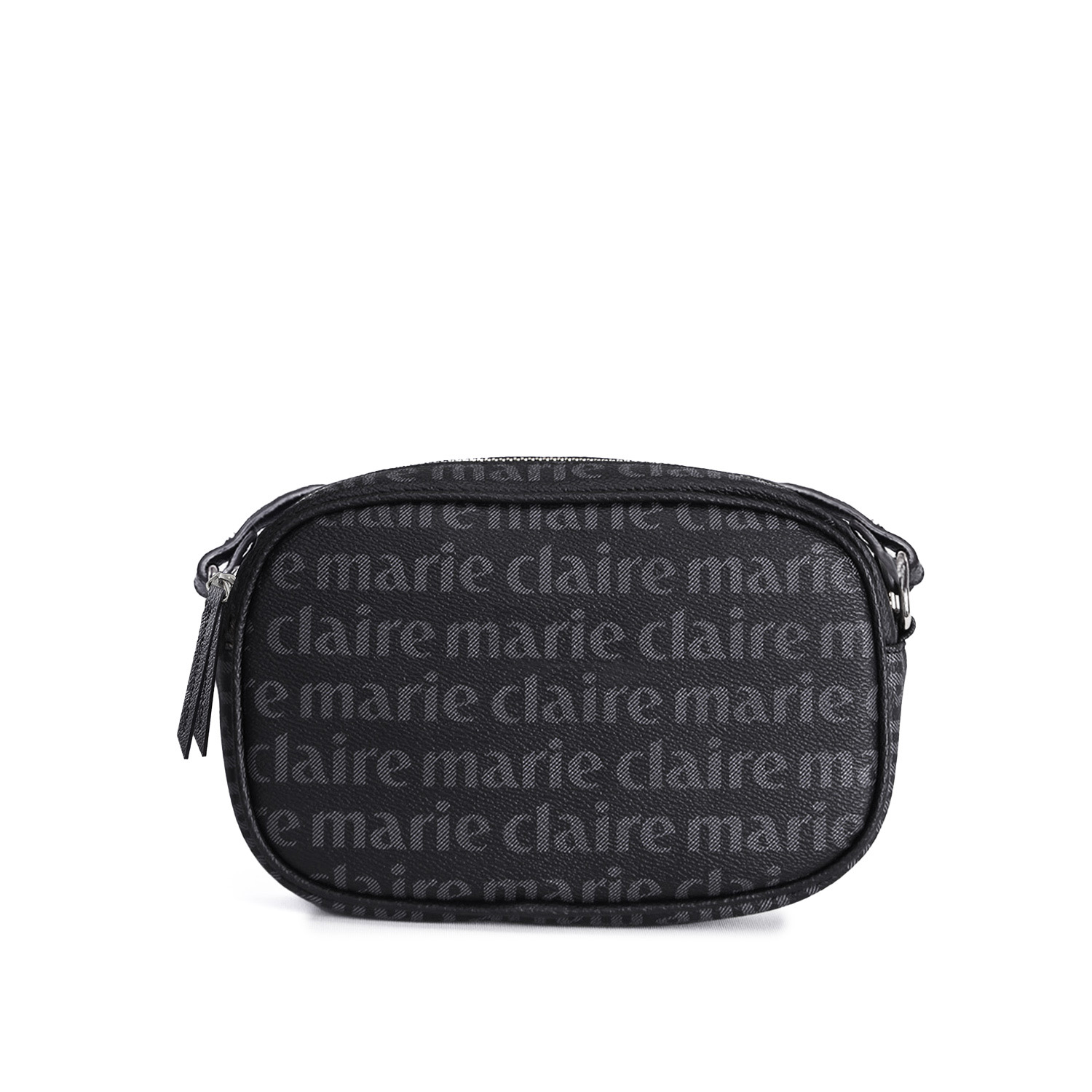 MARIE CLAIRE Μαύρη τσάντα ώμου χιαστί