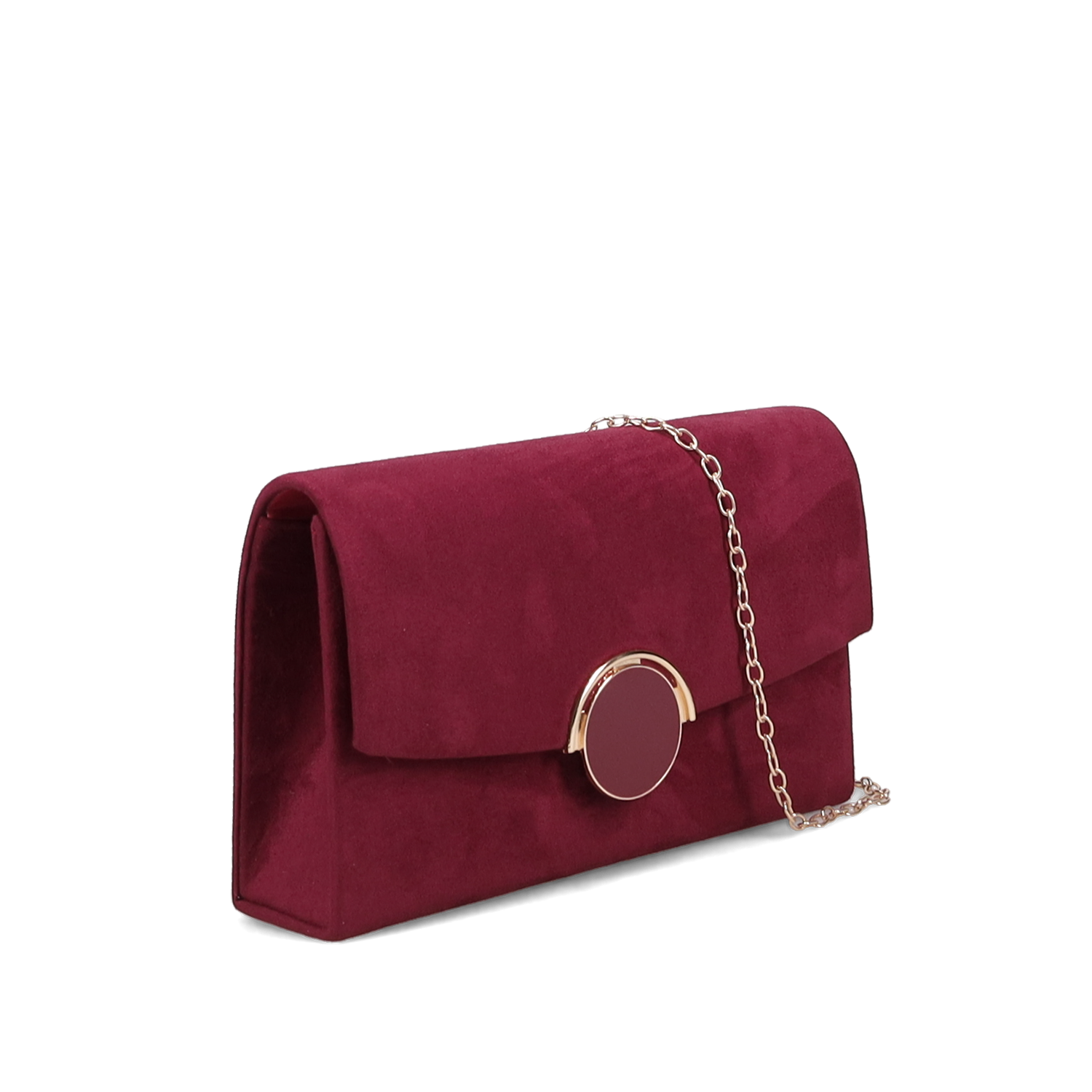 Μπορντώ clutch τσαντάκι φωτογραφία