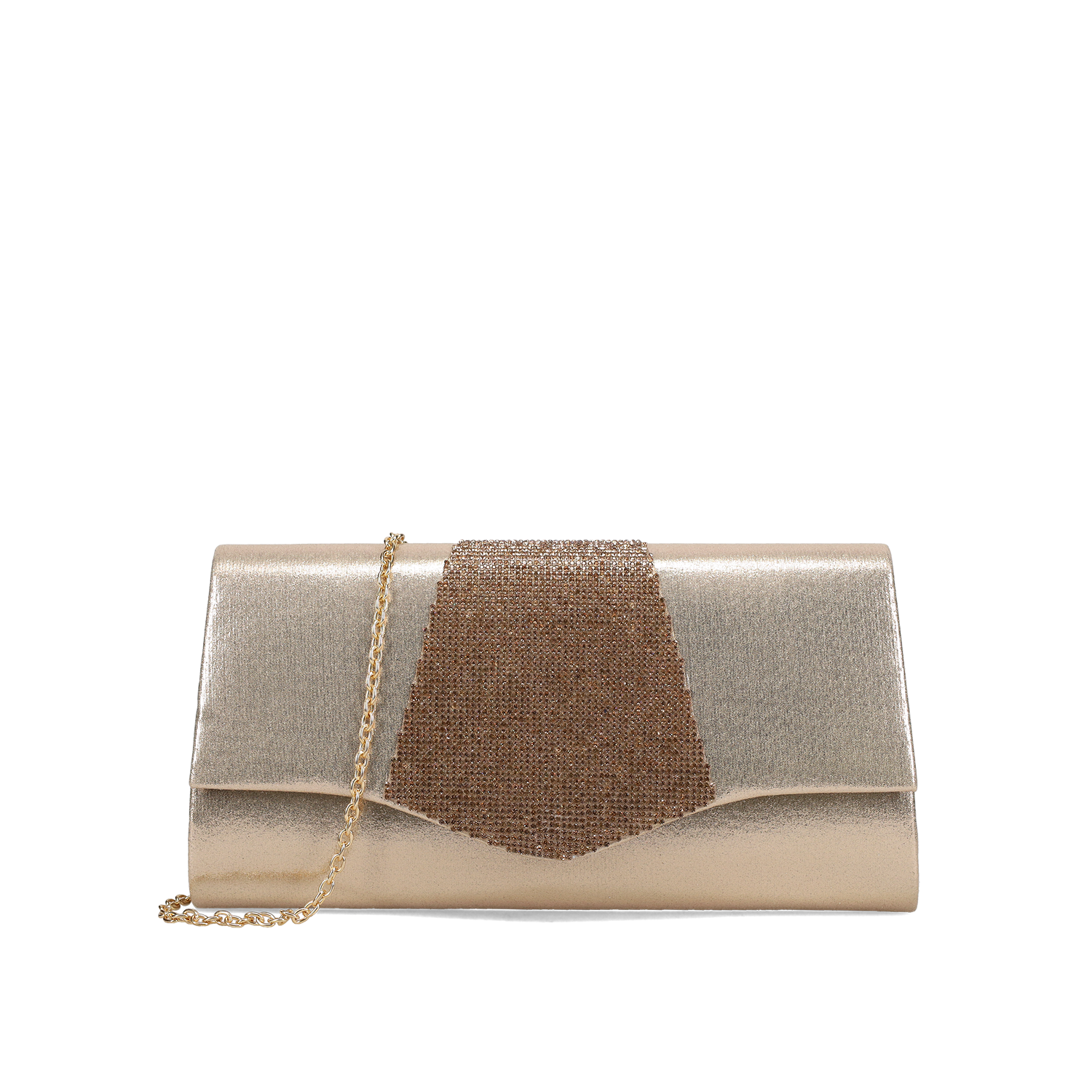 MIGATO Χρυσό clutch τσαντάκι