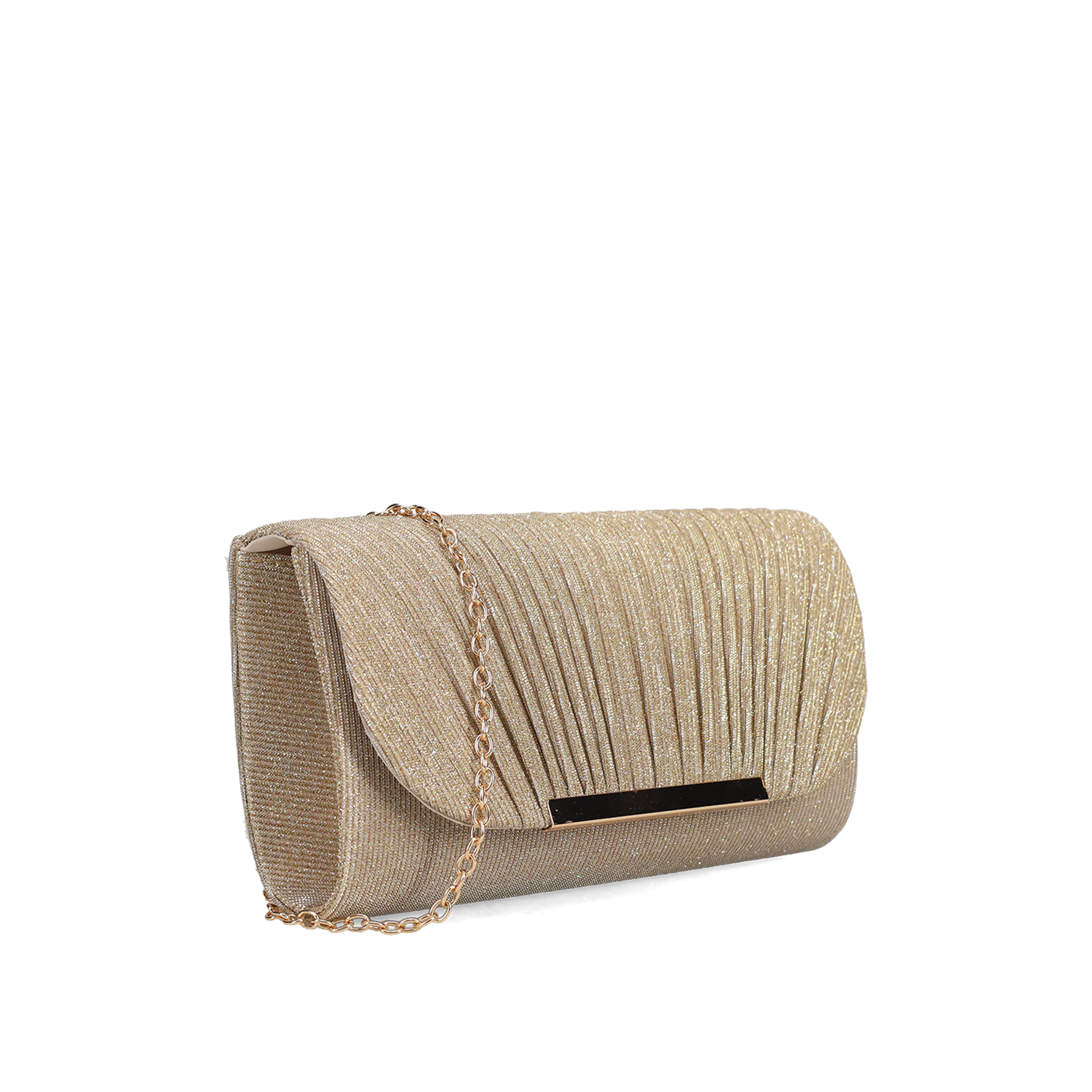 Χρυσό μεταλλιζέ clutch τσαντάκι φωτογραφία