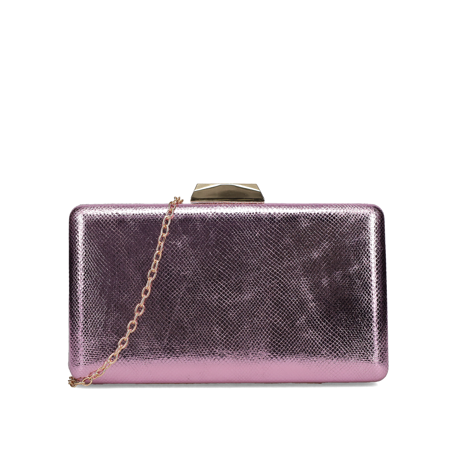 MIGATO Λιλά clutch τσαντάκι
