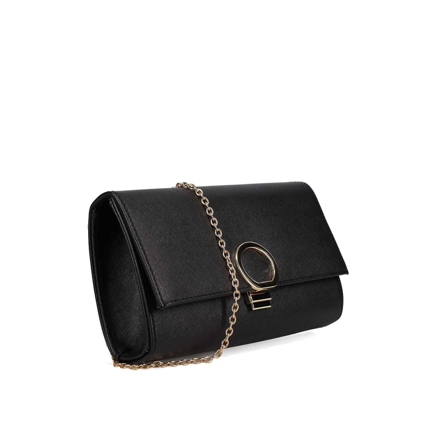 Μαύρο clutch τσαντάκι φωτογραφία