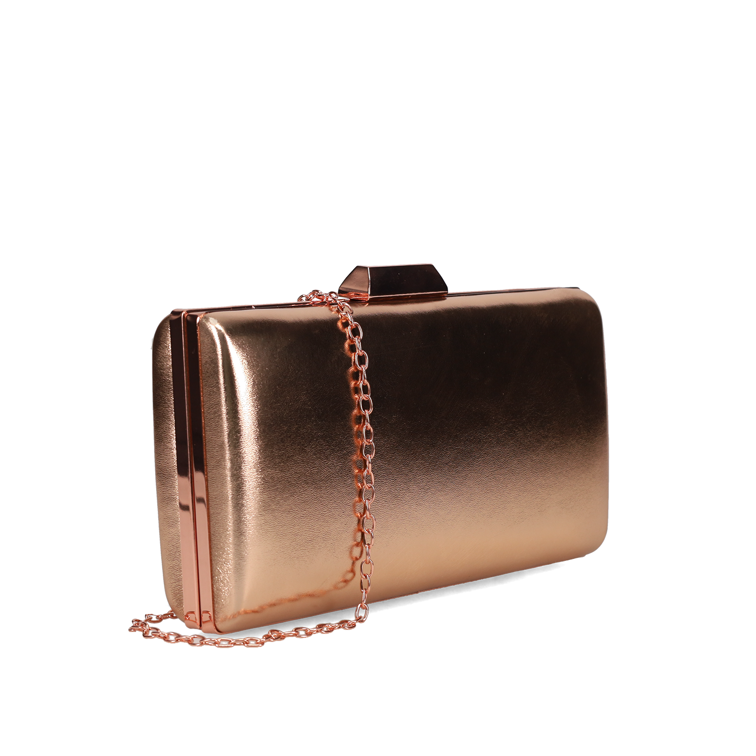 Ροζ χρυσό clutch τσαντάκι