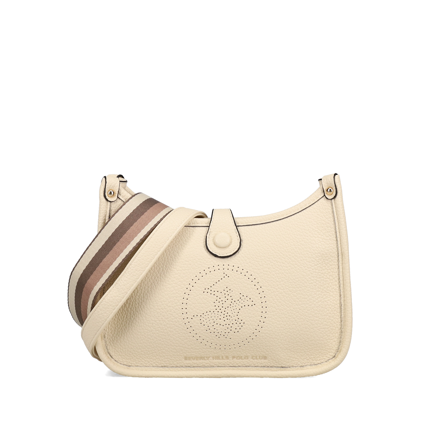 Μπεζ χιαστί τσάντα