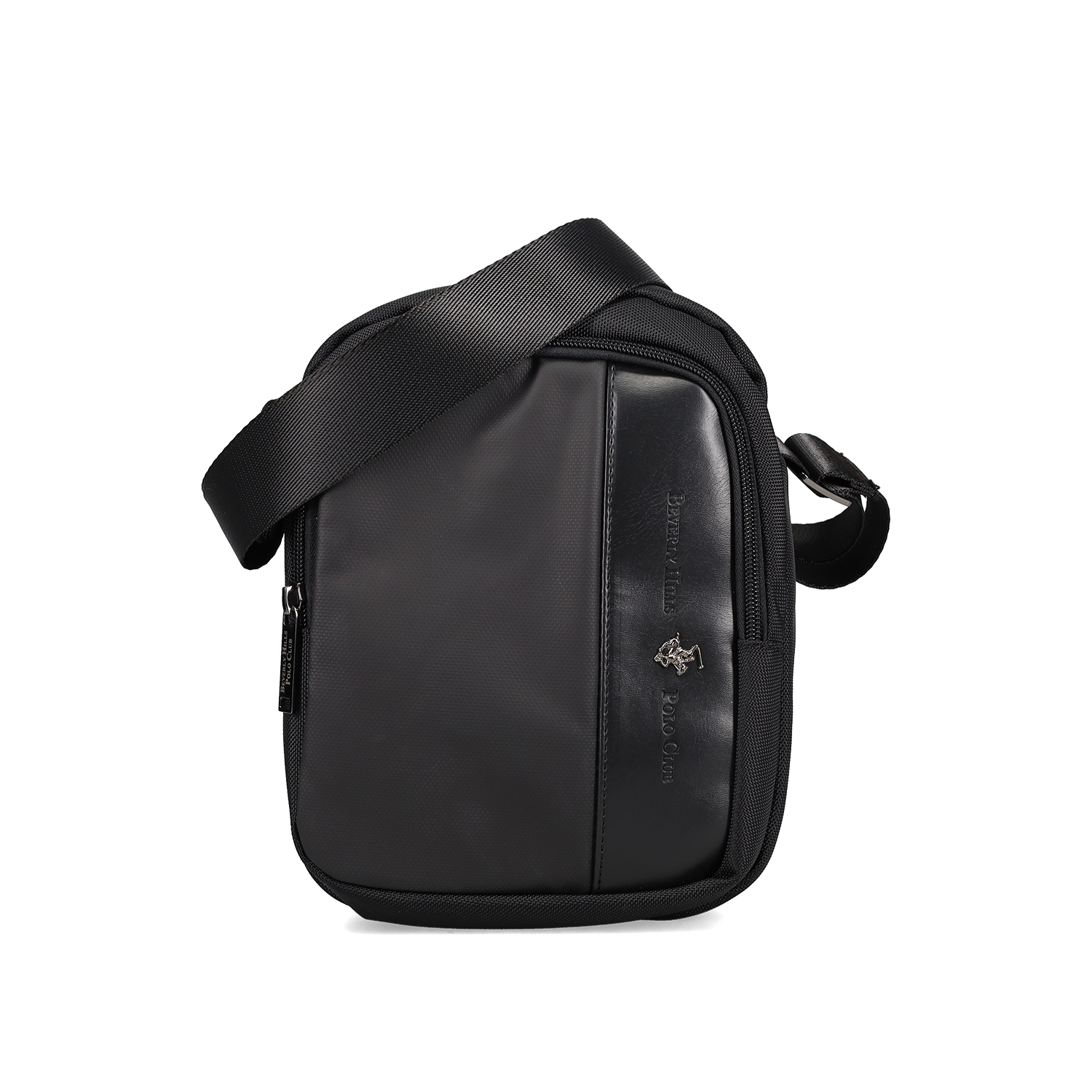 Μαύρη ανδρική τσάντα χιαστί