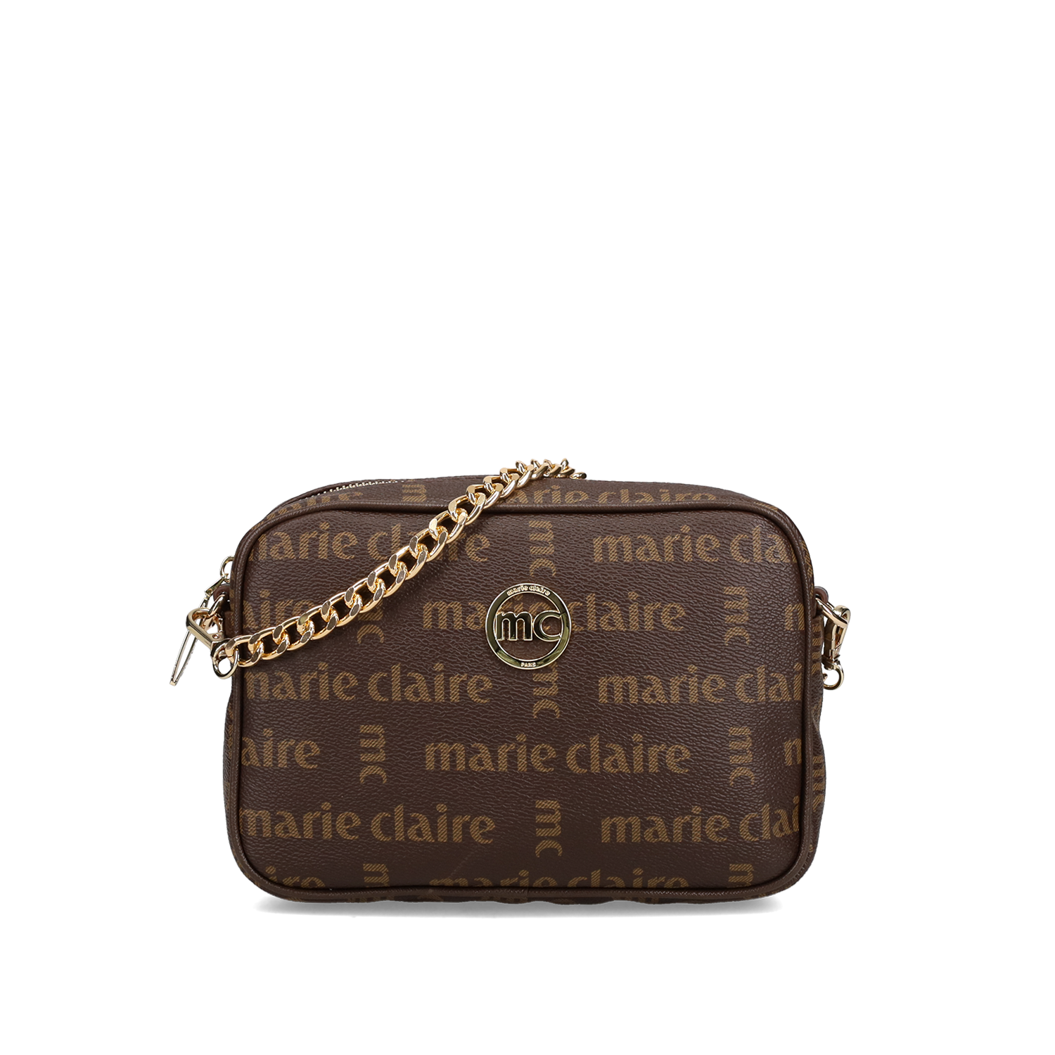 Καφέ τσάντα χιαστί