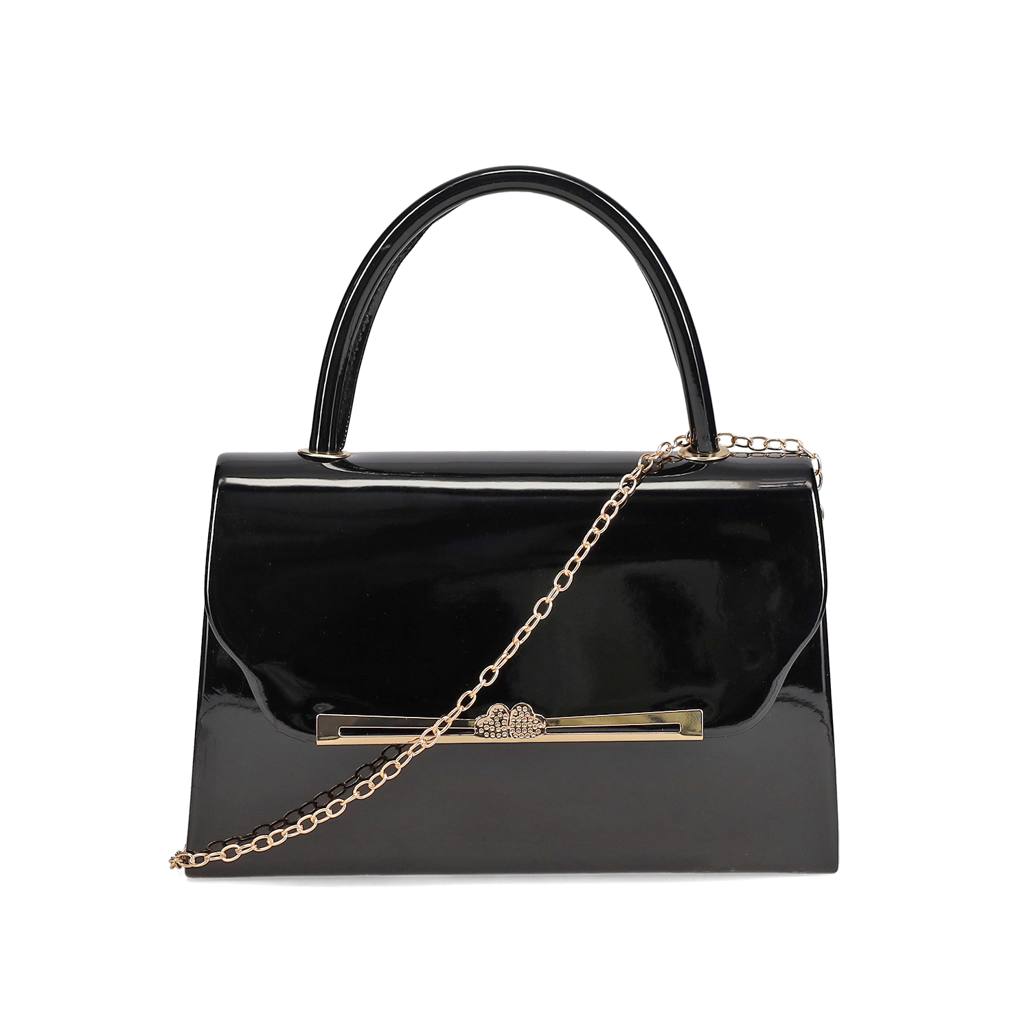 MIGATO - ΣΗΜΑΝΤΙΚΟ: Σε περίπτωση διαφοράς τιμής από το κατάστημα ισχύει παντα και μόνο η τιμή του καταστήματος Μαύρο τσαντάκι λουστρίνι