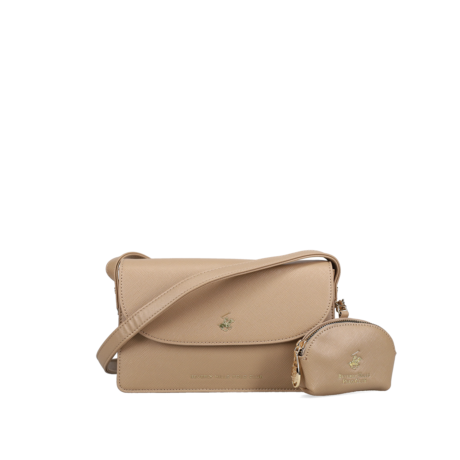 Μπεζ τσάντα ώμου