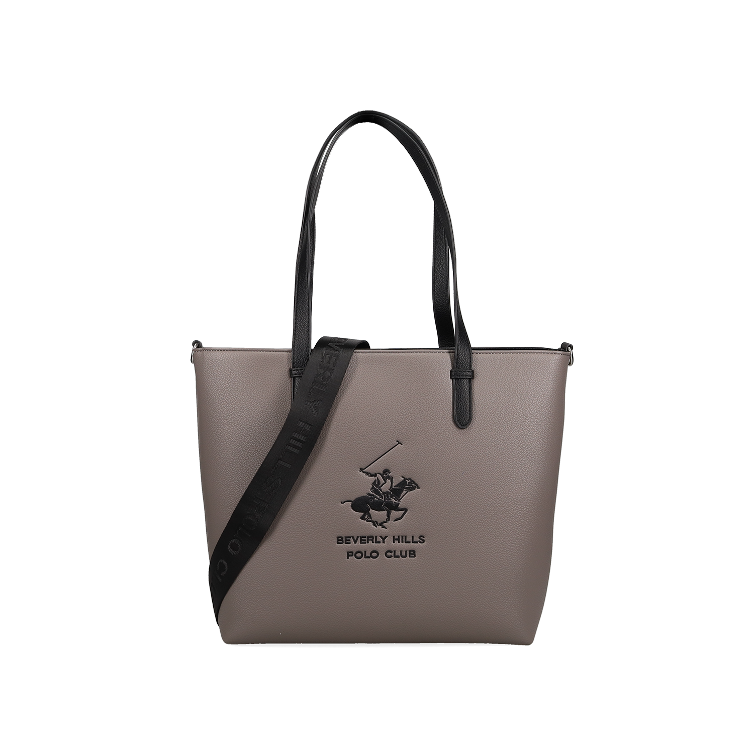 BEVERLY HILLS POLO CLUB Γκρι τσάντα ώμου