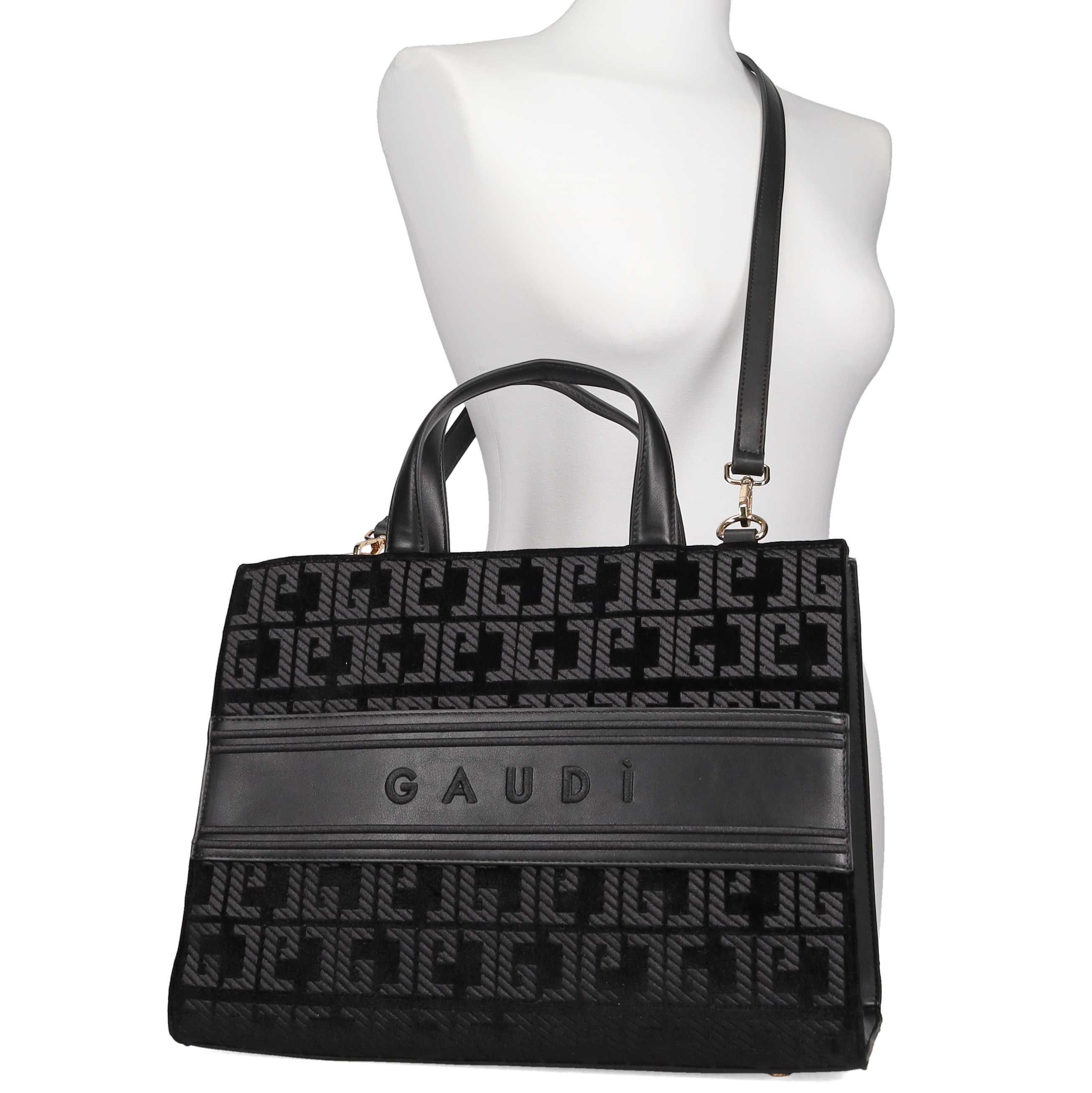 Μαύρη τσάντα χειρός φωτογραφία