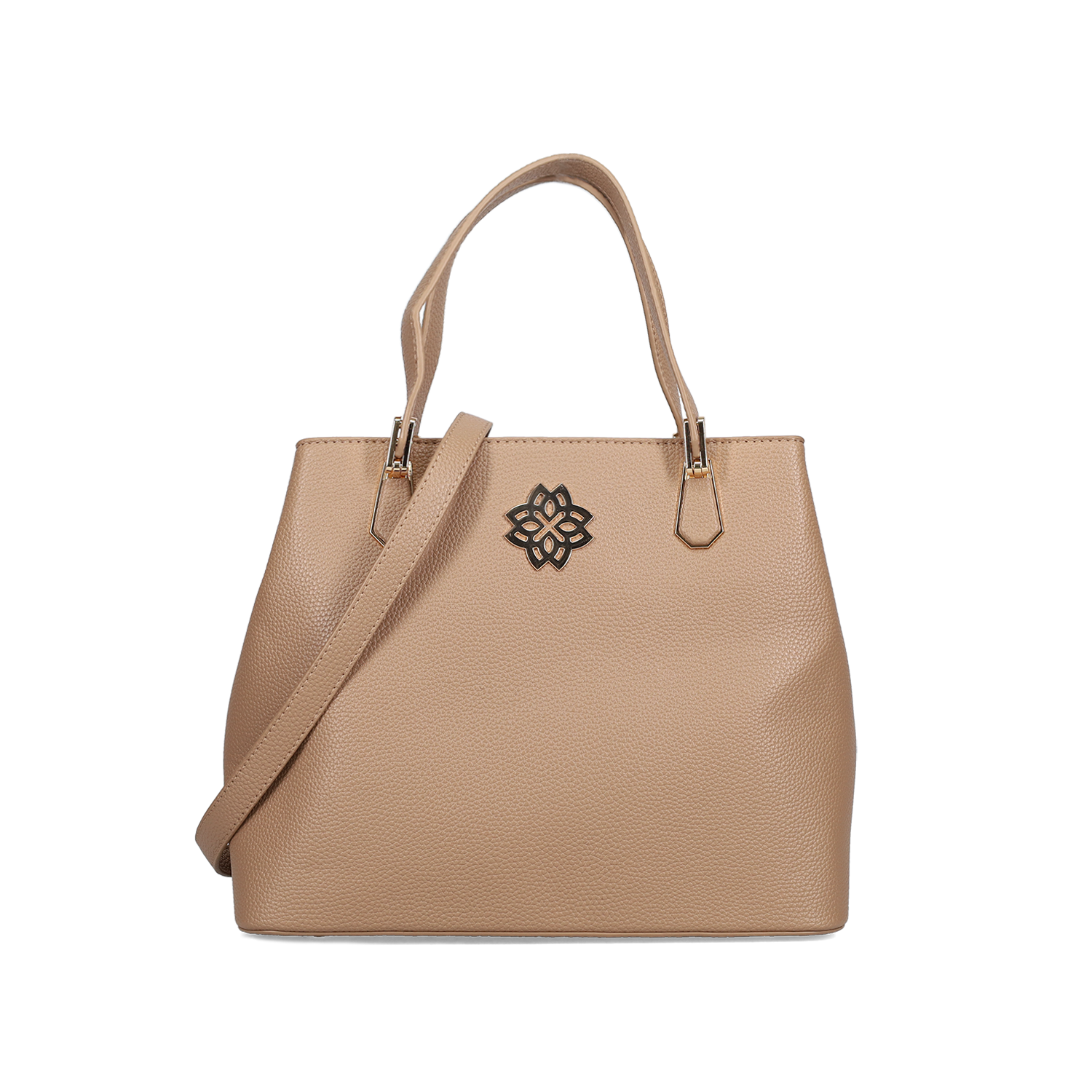 Taupe τσάντα ώμου