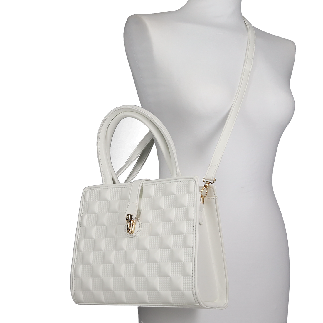 Λευκή τσάντα χειρός φωτογραφία