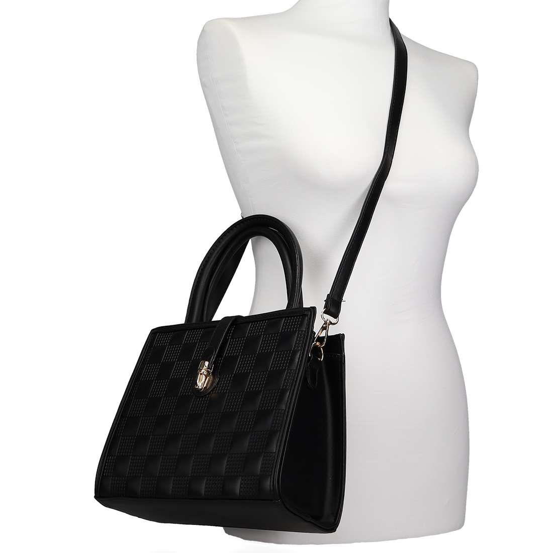 Μαύρη τσάντα χειρός φωτογραφία