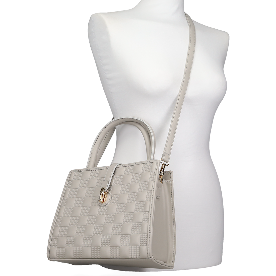 Γκρι τσάντα χειρός φωτογραφία