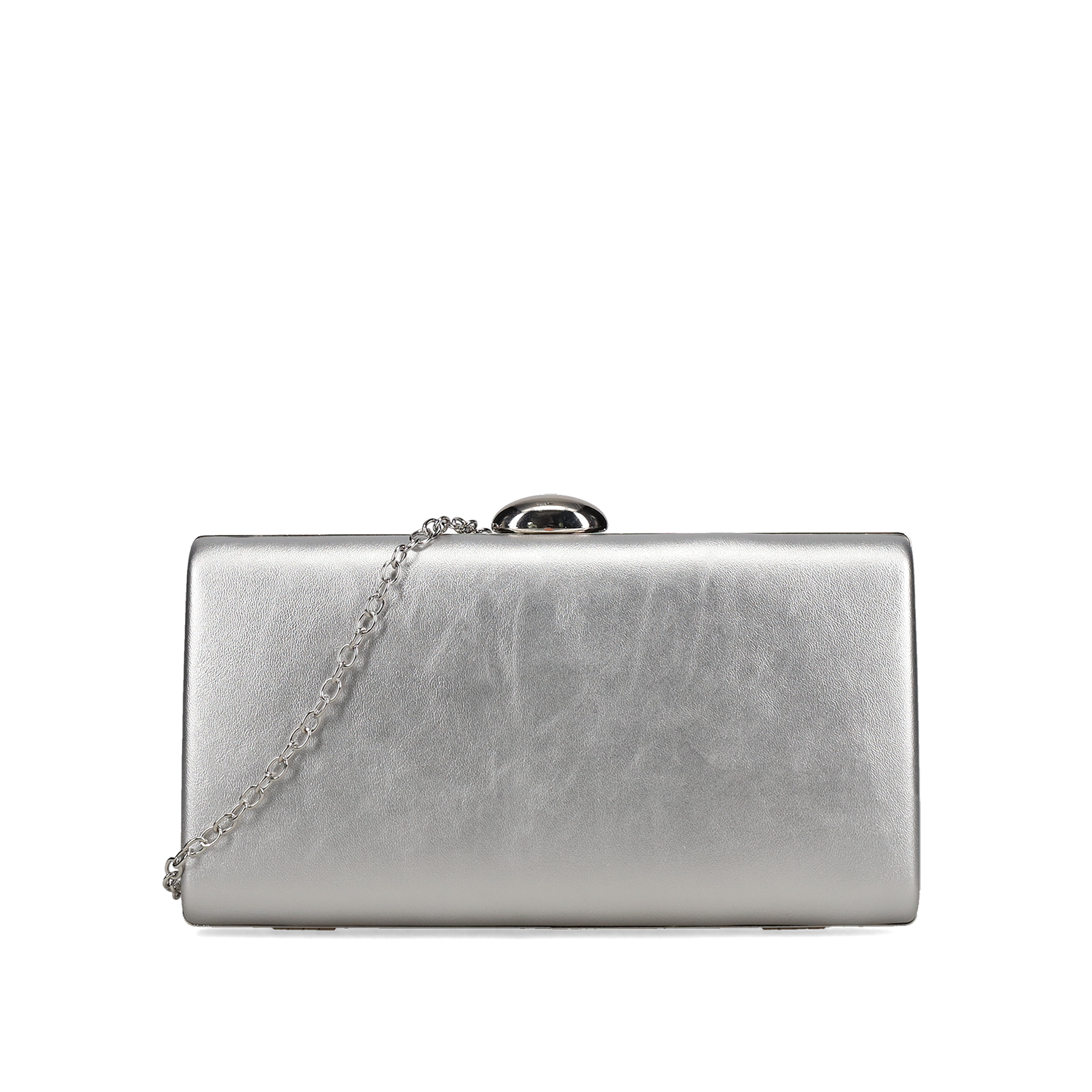 MIGATO Ασημί clutch τσαντάκι
