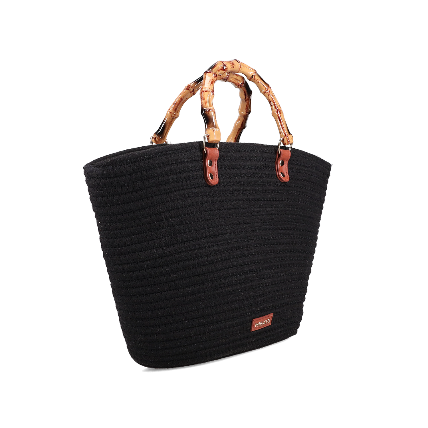 Μαύρη τσάντα χειρός φωτογραφία