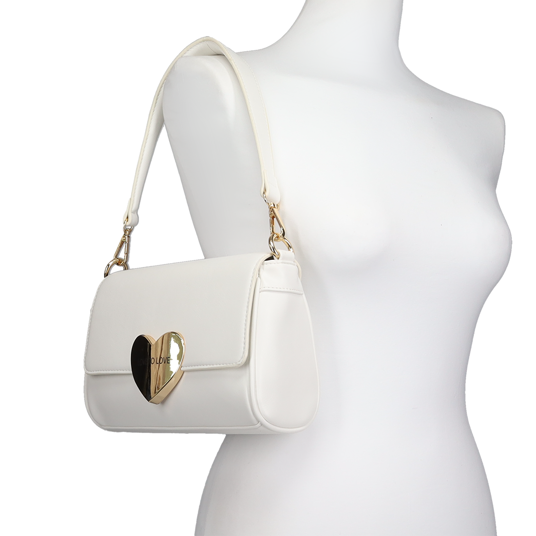 Λευκή τσάντα ώμου φωτογραφία