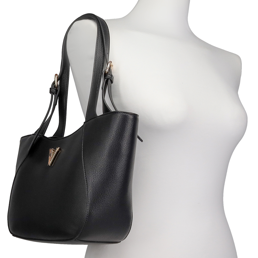 Μαύρη τσάντα ώμου φωτογραφία