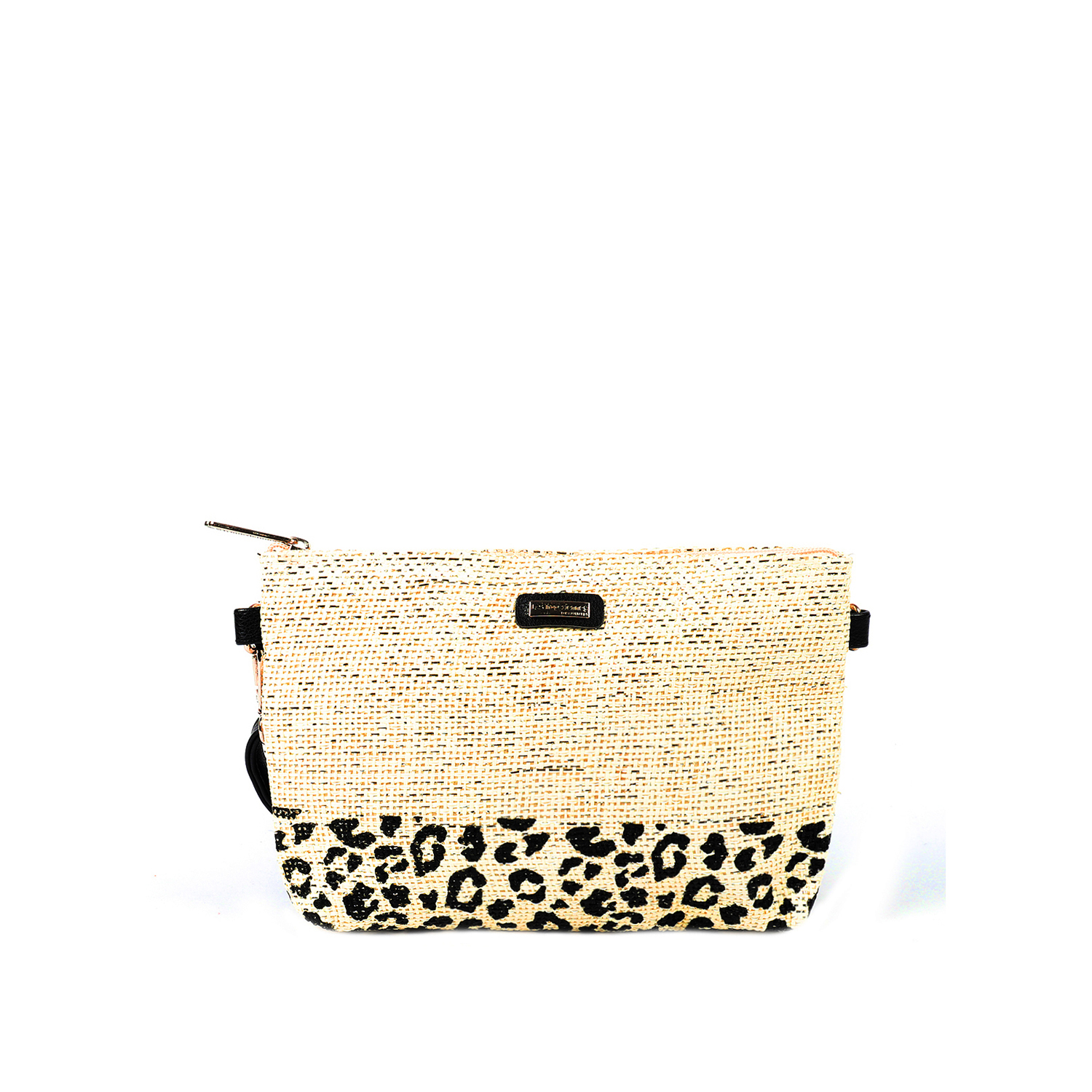 Μπεζ τσάντα χιαστί