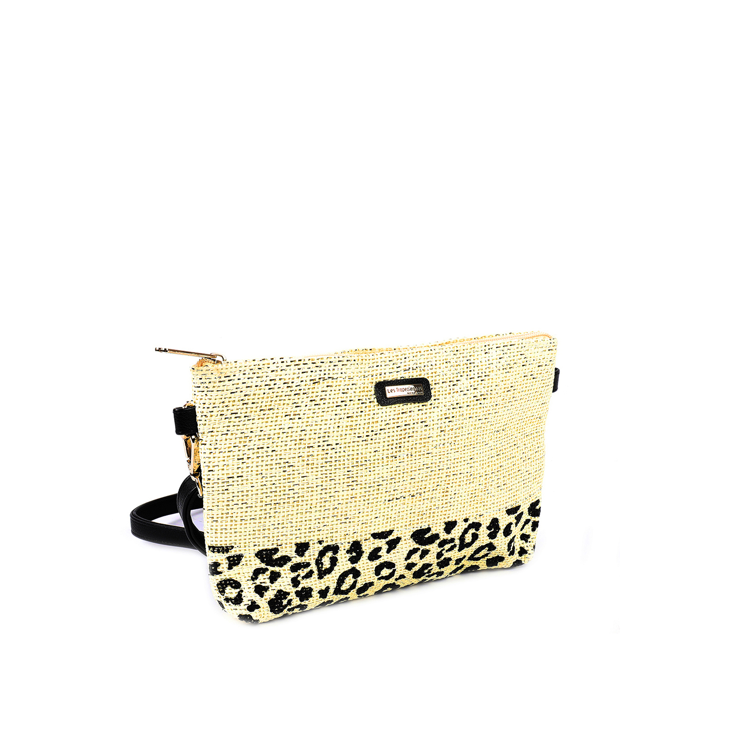 Μπεζ τσάντα χιαστί φωτογραφία