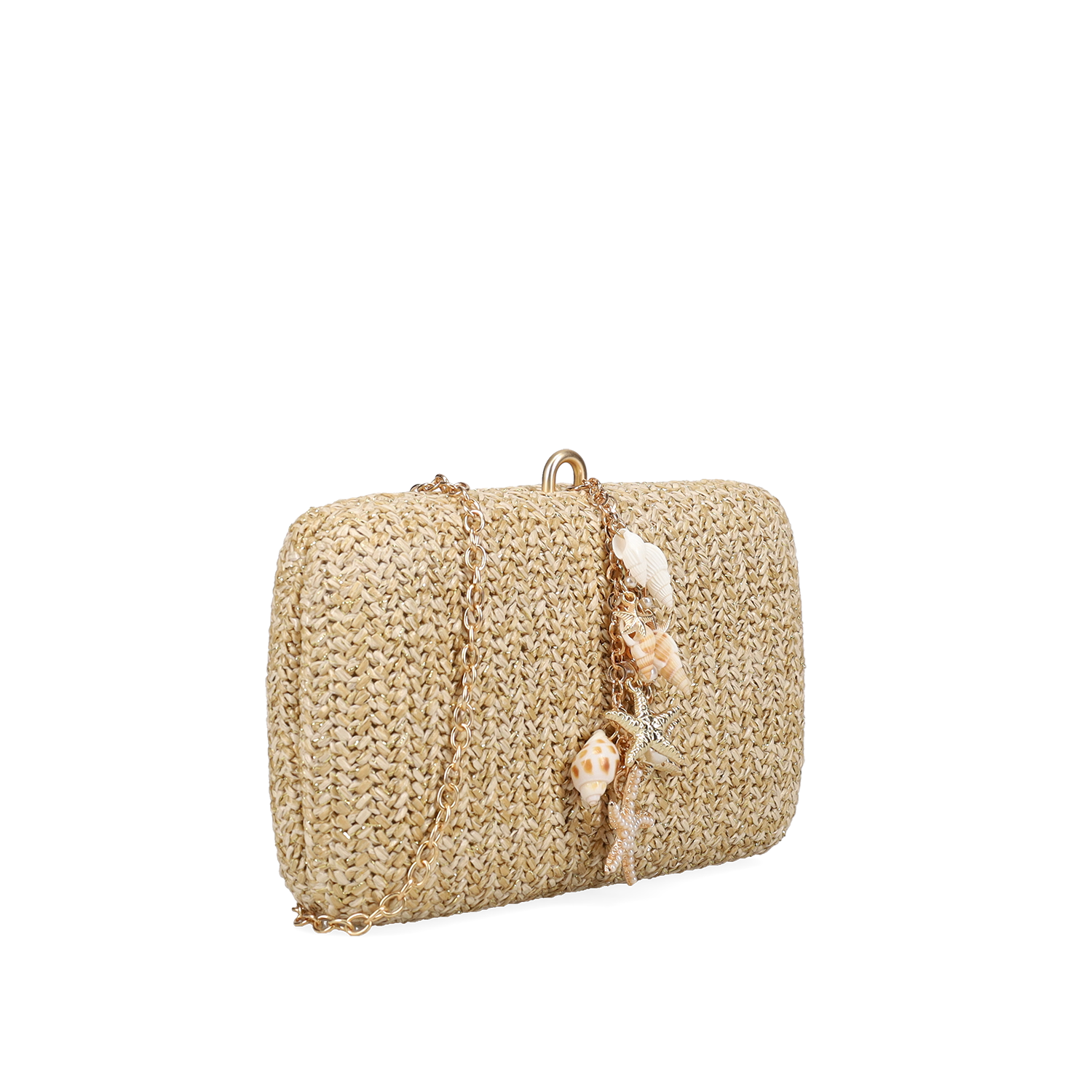 Μπεζ clutch τσαντάκι φωτογραφία