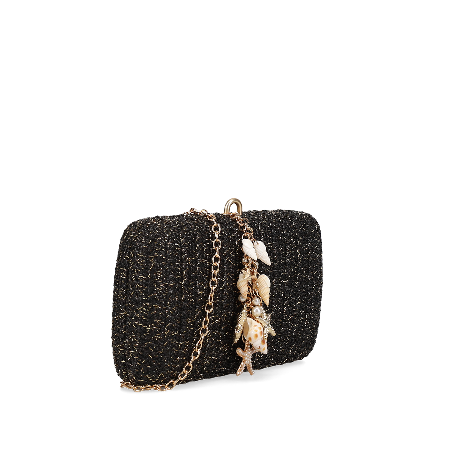 Μαύρο clutch τσαντάκι φωτογραφία