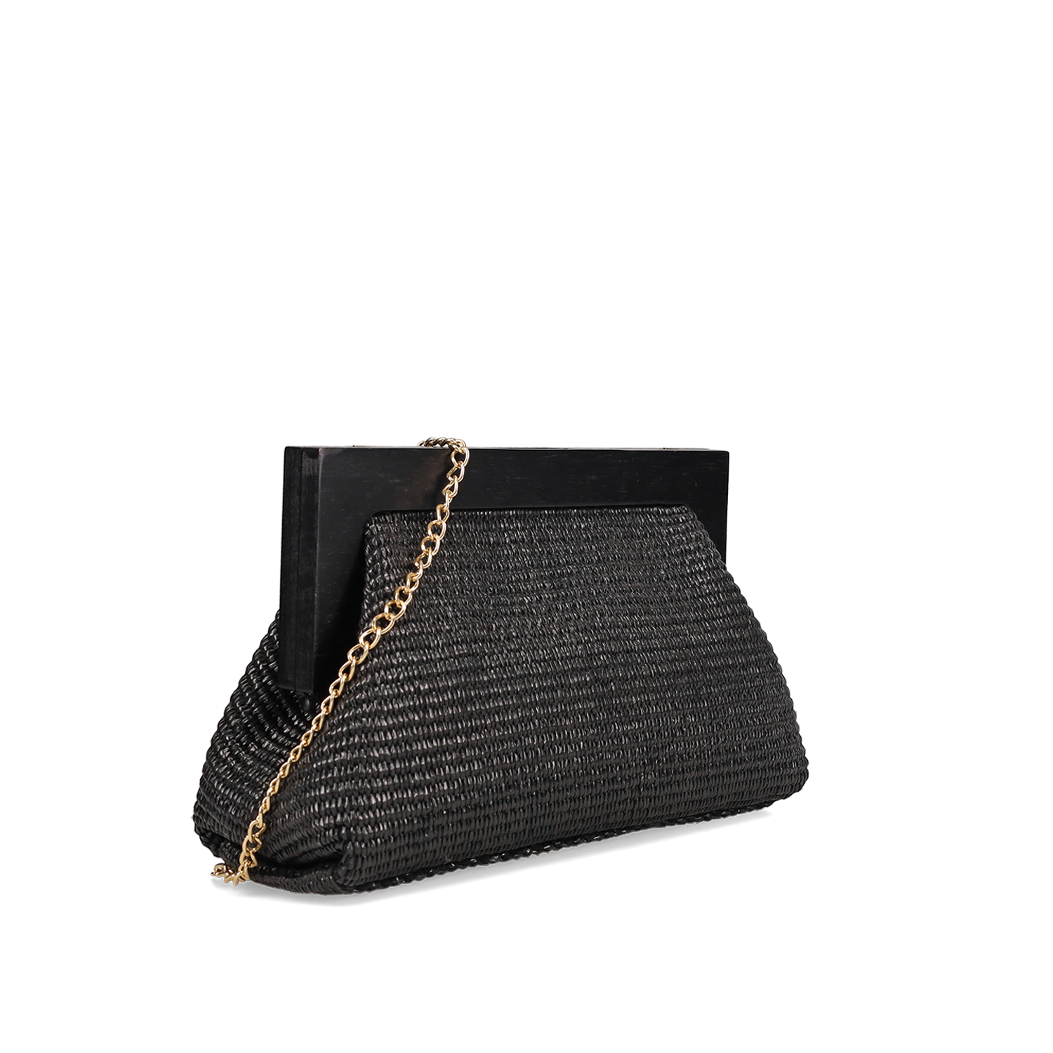 Μαύρο clutch τσαντάκι φωτογραφία