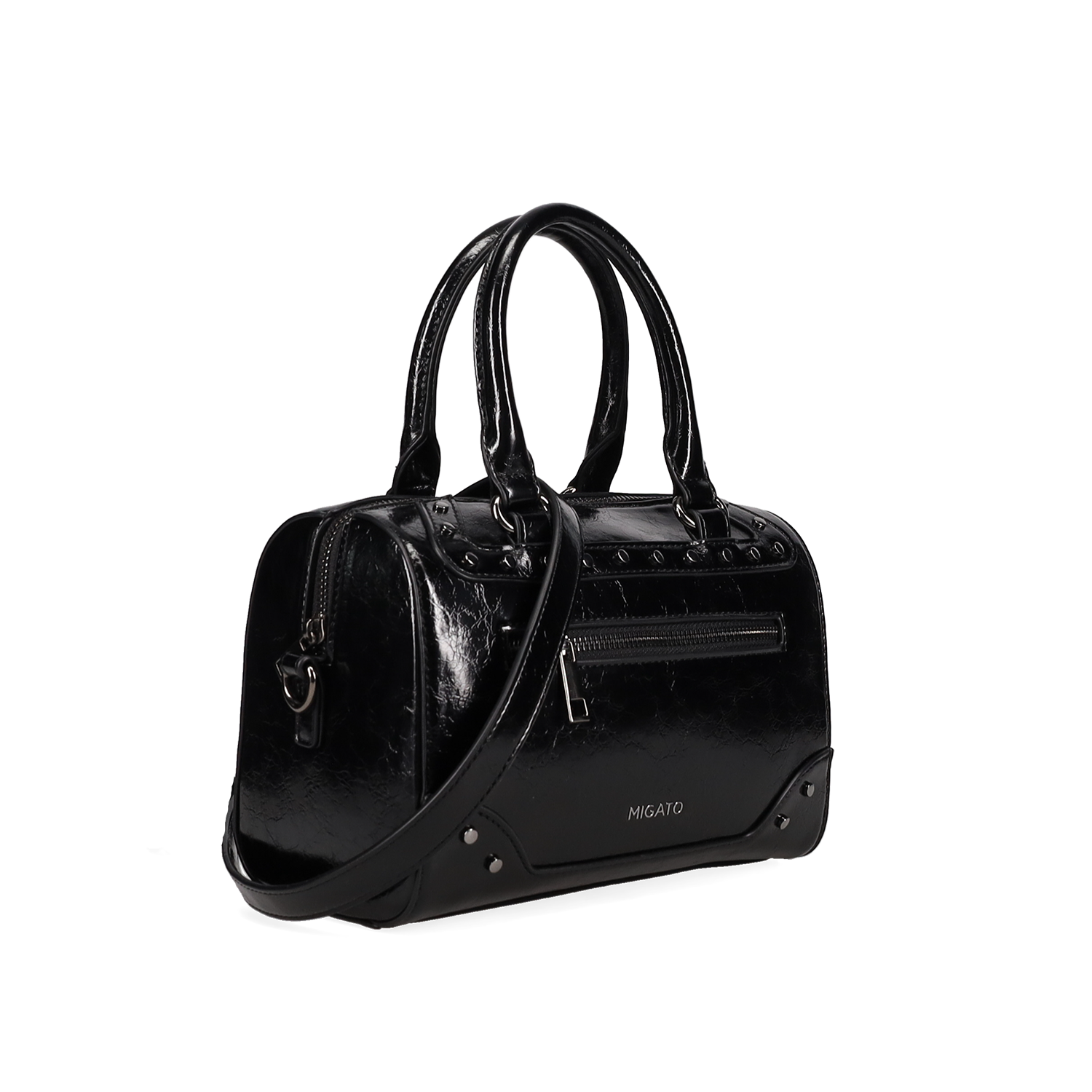 Μαύρη τσάντα χειρός φωτογραφία