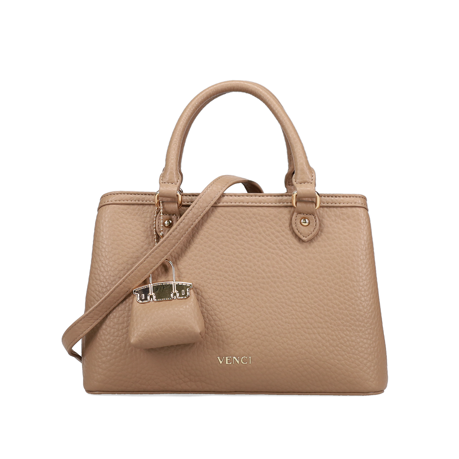 Μπεζ τσάντα χειρός