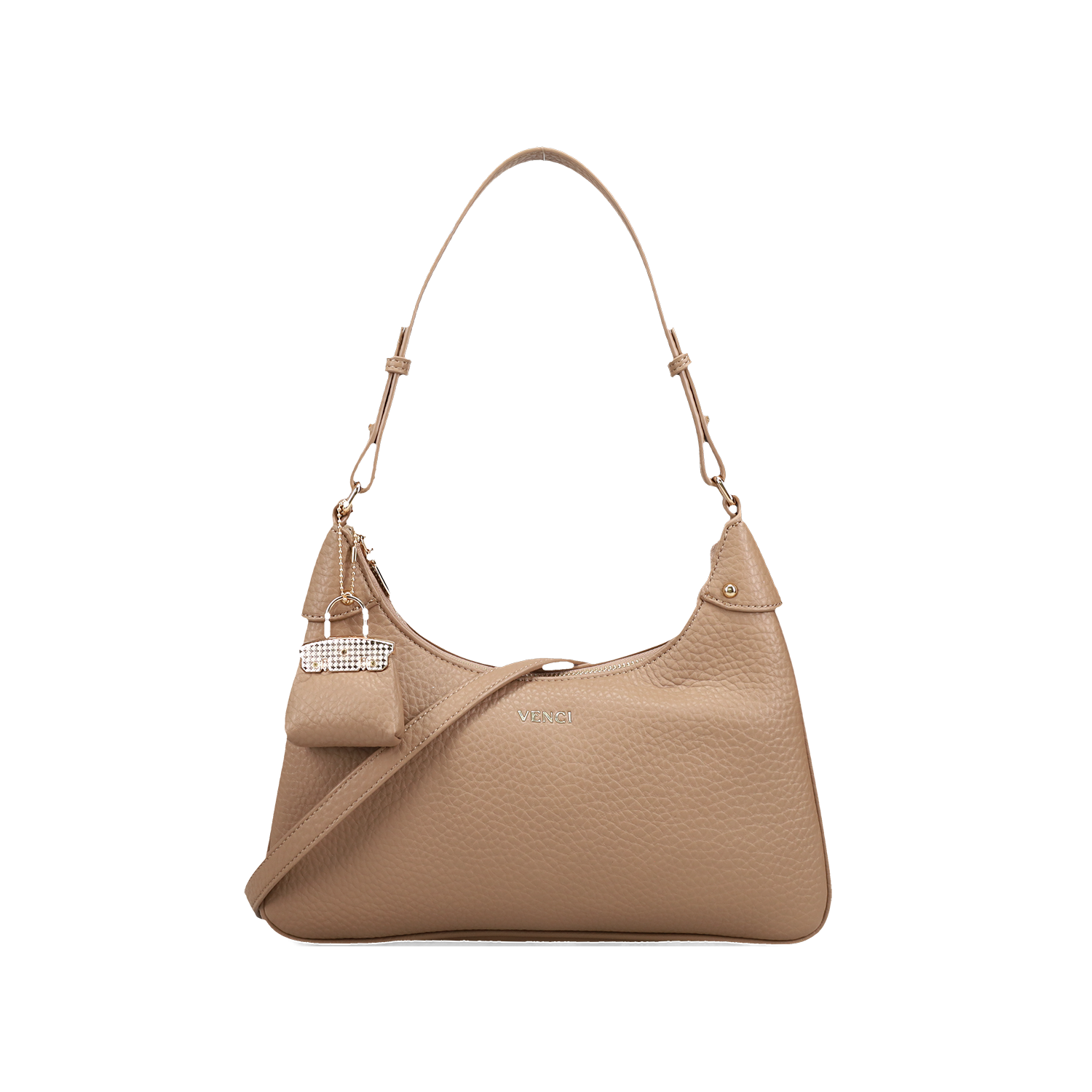 Μπεζ τσάντα ώμου