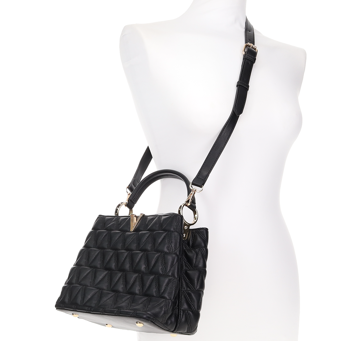 Μαύρη τσάντα χειρός φωτογραφία